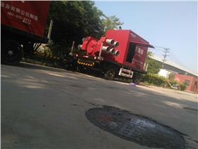 武漢移動泵車應用圖片 武漢移動泵車應用圖片