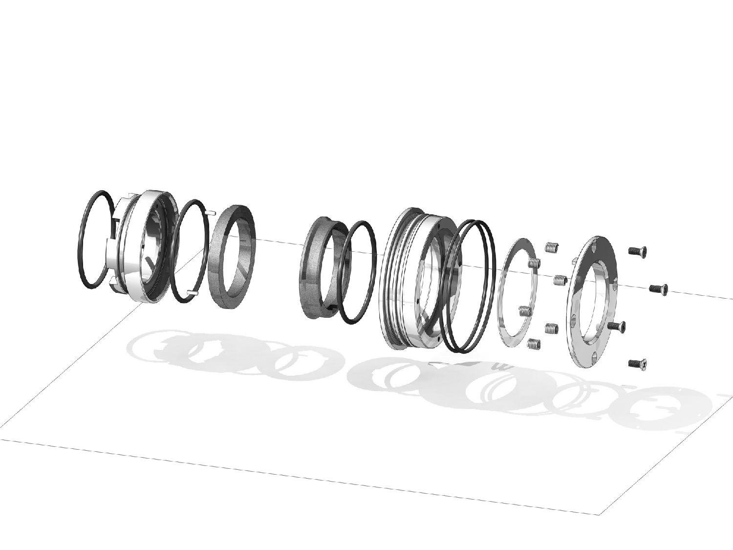 羅德凸輪轉子泵配備的機械密封 羅德凸輪轉子泵配備的機械密封
