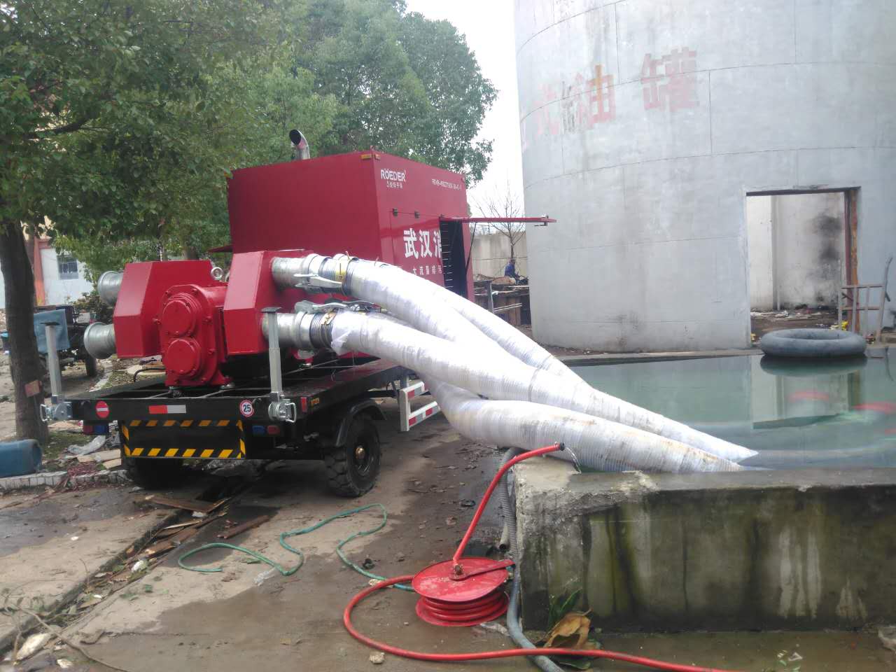 羅德移動消防排污凸輪泵車 羅德移動消防排污凸輪泵車